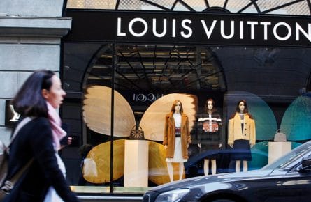 LVMH - magasin Louis Vuitton - luxe