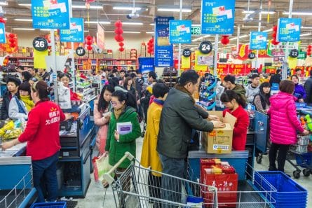 pouvoir d'achat - consommation - Chine - supermarché