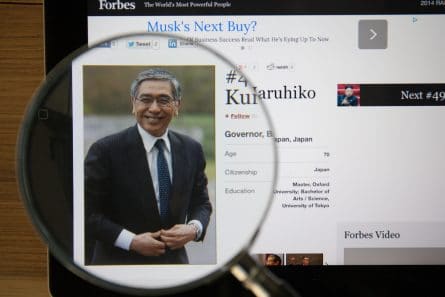 Haruhiko Kuroda, le patron de la BoJ