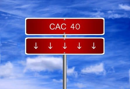 CAC40 - chute