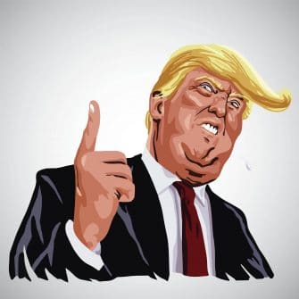 Donald Trump - caricature