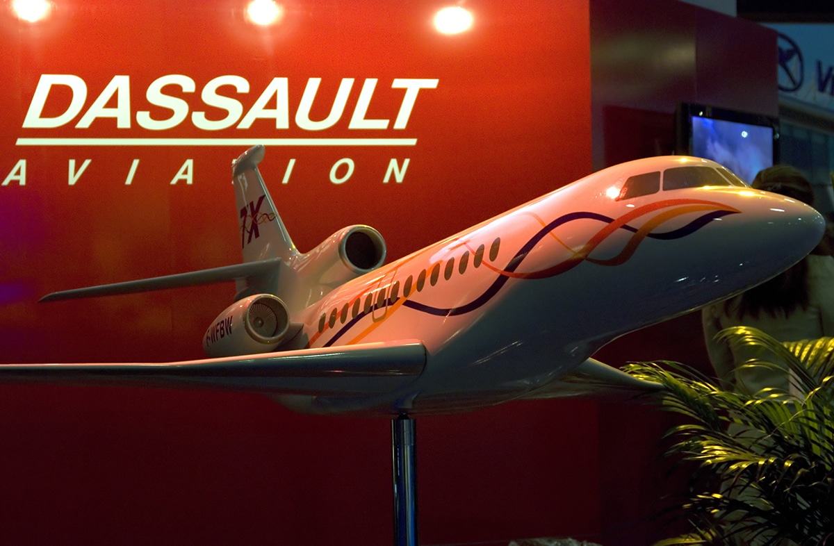 action Dassault aviation - aéronautique 