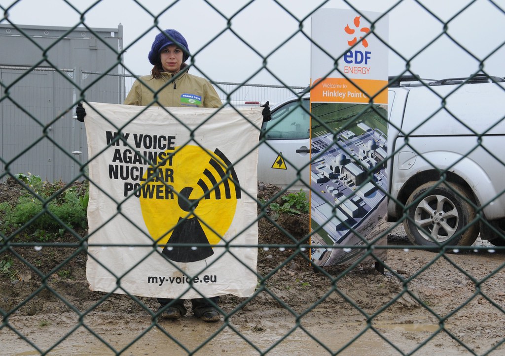 EDF - Hinkley Point - EPR nucléaire - manifestation
