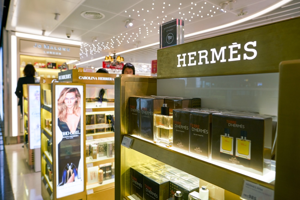 Hermes - luxe - aéroport